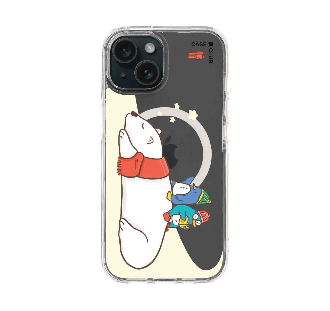 polar bear & duo penguin